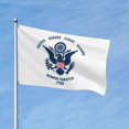 thumbnail image 2 of Coast Guard Flag, Heavy Duty Polyester Falgs, Double Sided Flags Banner With 2 Brass Grommets, 3x5ft, 2 of 9