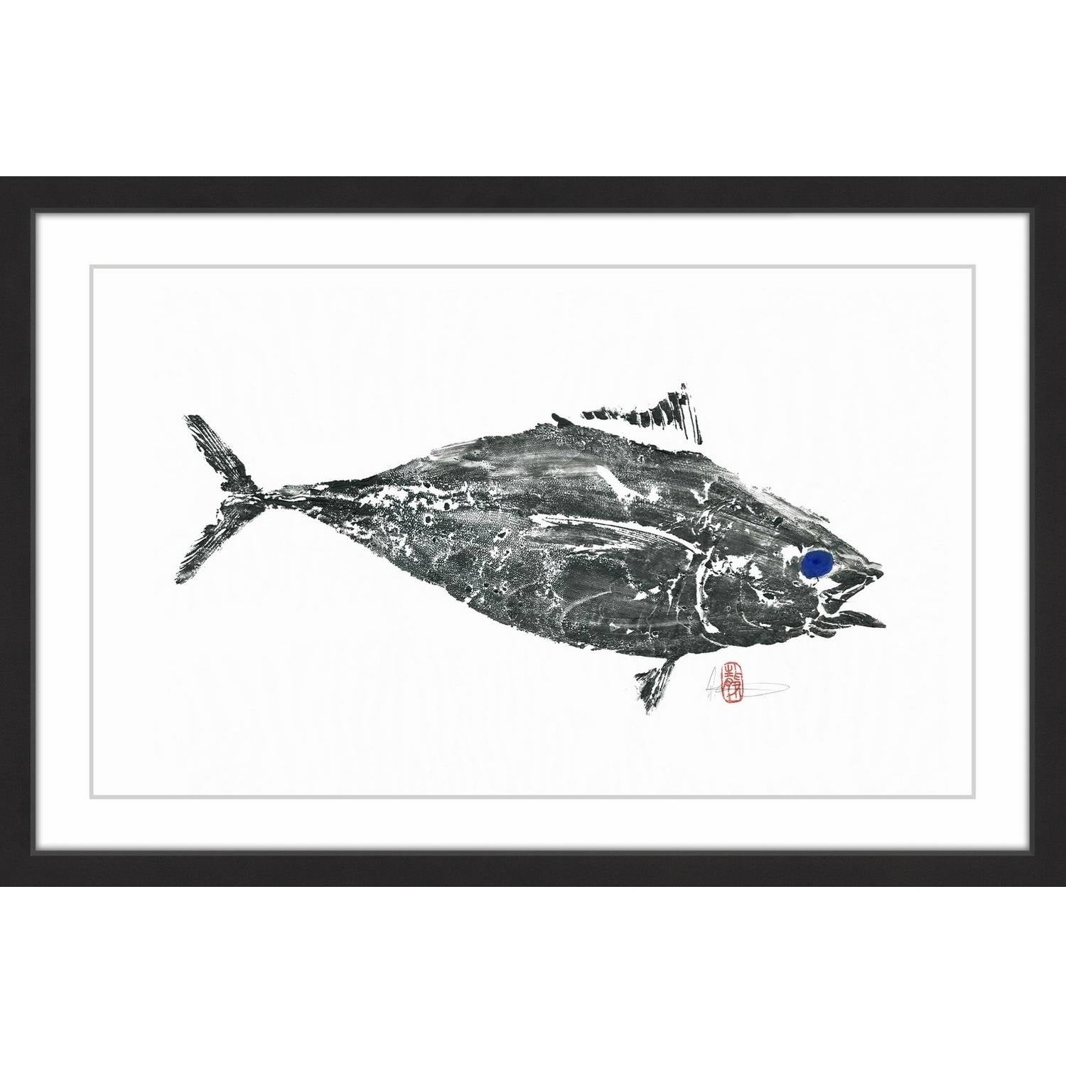 "Bonnito Tuna" Framed Painting Print