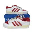 thumbnail image 1 of [GY5867] Adi-das Mens Rivalry Low Premium White/Scarlet Casual Sneakers Sz 11.5, 1 of 6