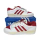 thumbnail image 1 of [GY5867] Adi-das Mens Rivalry Low Premium White/Scarlet Casual Sneakers Sz 11.5, 1 of 6