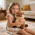 thumbnail image 5 of Cartoon Animal World Beaver Stuffed Animals Dolls -  Movie Beaver Plush Toys, Soft & Huggable Plushies, Collectible Home Decors, Perfect Birthday Christmas Gifts (Beaver Lizard  Shark), 5 of 10