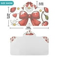 thumbnail image 3 of Red Cherry Bow Flower Kids Hooded Beach Towel Baby Bath Poncho Towels with Hood Absorbent 50"x23.5" for Pool Swimming, 3 of 7