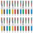 thumbnail image 1 of Retractable Ballpoint Pens Multicolor Pens 4 Colors Ink (Black, Blue, Red and Green) Gel Ink Ball Point Pens (24 Pack, Color 3), 1 of 7