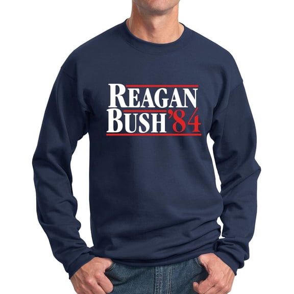 Reagan Bush 84 Republican Presidential Campaign Sweatshirts