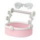 thumbnail image 3 of Percha para pájaros, soporte para excrementos de loros, juguete de actividades, soportes de juego portátiles extraíbles Rosa, 3 of 9