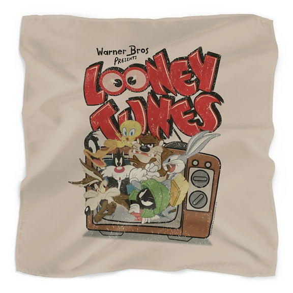 Looney Tunes Saturday Mornings Bandana (21 in x 21 in)