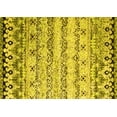 thumbnail image 1 of Ahgly Company Indoor Rectangle Abstract Yellow Contemporary Area Rugs, 5' x 8', 1 of 4