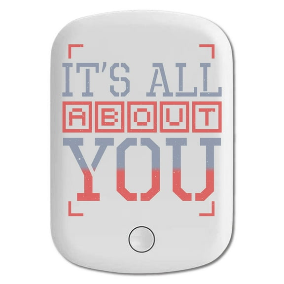 DistinctInk Magnetic Battery Pack, 5000 mAh Wireless Portable Charger with USB-C Cable, Compatible with MagSafe iPhone 14 / 13 / 12 Series - All About You