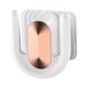 thumbnail image 2 of Organizador de zapatillas para baño, estante para zapatillas, colgador de zapatos o puerta, gancho para toallas Blanco, 2 of 9
