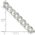thumbnail image 2 of Auriga Fine Jewelry 925 Sterling Silver 5.5 mm Pav‚ Curb Chain Necklace for Women 26", 2 of 7