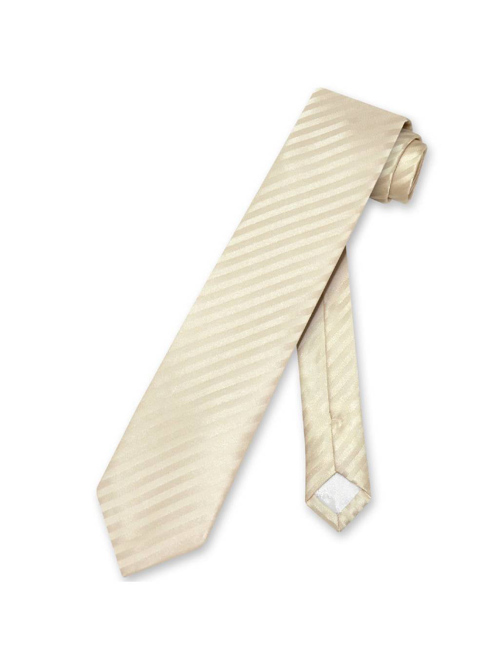 New Vesuvio Napoli Polyester Men's 2.5" skinny Neck Tie necktie Stripes Black