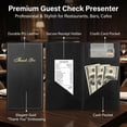 thumbnail image 4 of 30 Pcs Server Books, Check Presenters for Restaurants, PVC Server Books for Waitress Guest Check Holder, 4 of 7