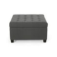 thumbnail image 4 of Christopher Knight Home Hedda Tufted Fabric Storage Ottoman, 4 of 8