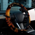 thumbnail image 6 of Thanksgiving Acorn 14.5 Inch Printing PVC Leather Car Wheel Cover Steering Wheel Cover Auto Accessories, 6 of 6