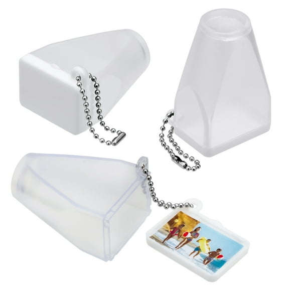Frosted White Full Frame Viewer Keychain - Pack of 50
