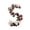 Brown, variant on TINGXIN Fall Maple Leaves Garland, Blue-Tone Fall Garland with Mixed Maple Leaves, High-Quality, Flexible Design, Dust-Resistant Surface, for Mantel, Table, Centerpiece, Thanksgiving Farmhouse Decor