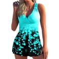thumbnail image 1 of FASHIONWT Women Wide Strap Bathing Swim Set Two-Piece Bikini Boyshorts Beach Tankini, 1 of 4