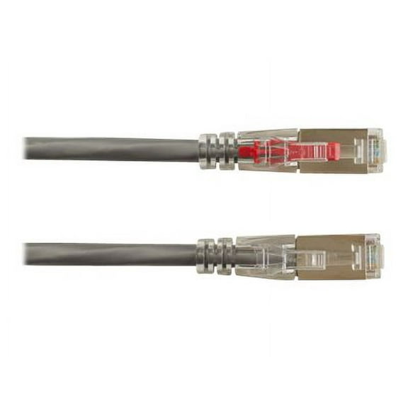 Black Box 1ft Cat.6 Snagless S/FTP Network Patch Cable Gray C6PC70SGY01