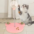 thumbnail image 1 of Cat Treat Dispenser Toy, Cat Circle Track Toy Cute Bear Shape Base  for Small Dogs Pink,Blue, 1 of 7