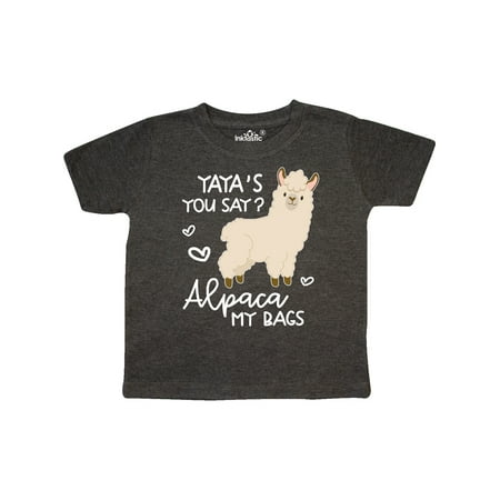 

Inktastic Yaya s You Say Alpaca My Bags Gift Toddler Boy or Toddler Girl T-Shirt