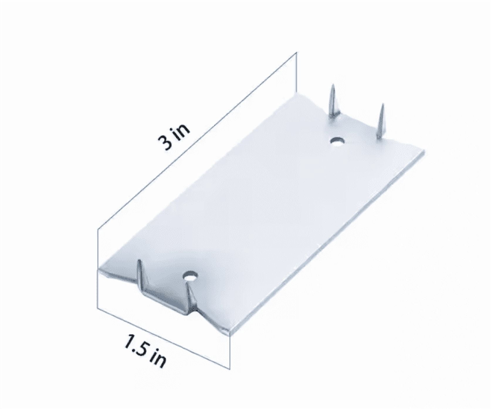 1 1/2 x 3 Inch Nail Plate (50 Pack)