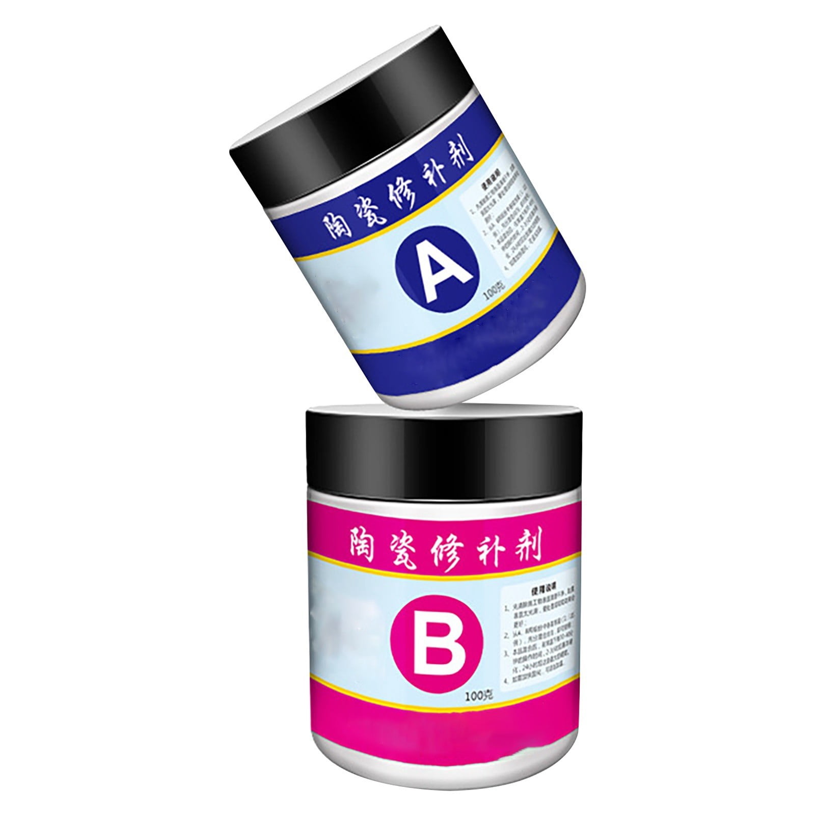 Clearance Sale!Household Tile Agent Floor Tile Toilet Paste Ceramic Wash Basin Tile Agent,White Adhesive Mucilage