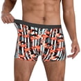 thumbnail image 2 of Kdxio Men's Boxer Briefs with Cool Flamingo Print - Comfortable and Breathable Underwear for Everyday Wear, 2 of 7