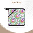 thumbnail image 2 of 2PCS Pot Holders for Kitchen - Heat Resistant Silicone Pot Holders with Hanging Loop, Colorful Flying Parrot Cute Non Slip Oven Hot Pads, Potholders for Decor Baking Cooking Kitchen, 2 of 6