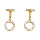 thumbnail image 2 of Pendientes de Aleación Salvador Pendientes colgantes dorado, 2 of 10