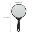 thumbnail image 2 of Large Hand Mirror with Handle Makeup Vanity Lights Retro Travel, 2 of 6