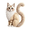 thumbnail image 2 of Cat Diamond Art Pearl Painting Kit, 15 X 11 Inch Framed Cat Wall Art for Home Decor, Diy Craft Set for Cat Lovers Home Hanging Decoration 1 Pack, 2 of 6