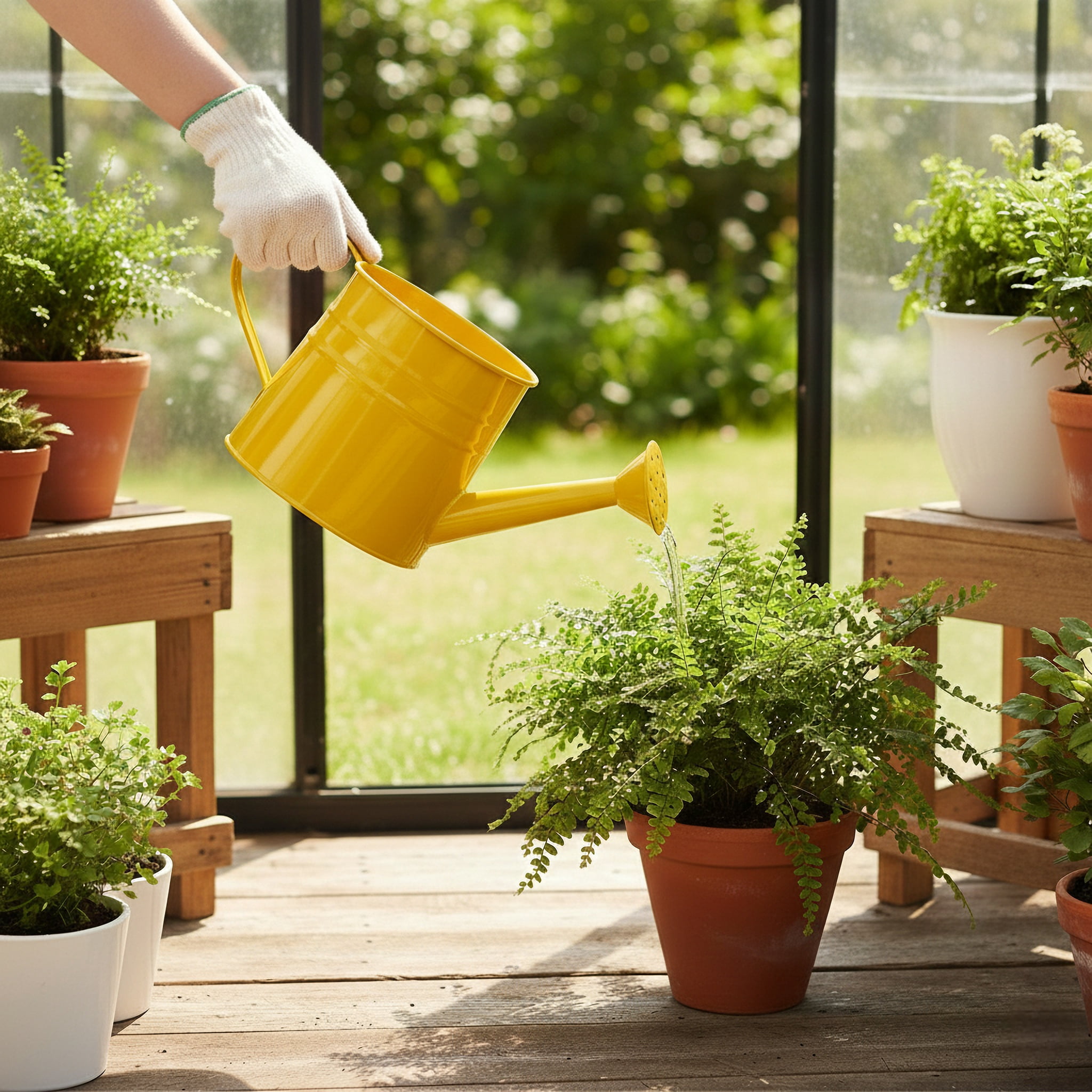 Modern Watering Can for Indoor Outdoor Use Elegant Efficient Watering Solution for Garden Lovers and Enthusiasts
