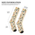 thumbnail image 4 of Pofeuu Barbecue And Grill Print Compression Socks for Women & Men Circulation - Best Support for Nurses,Running,Athletic,Sports, 4 of 7
