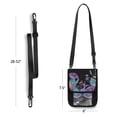 thumbnail image 4 of Secure Travel Neck Wallet Passport Holder Adjustable Strap For Men & Women 6*7.5in Insect & Mushroom Design, 4 of 6