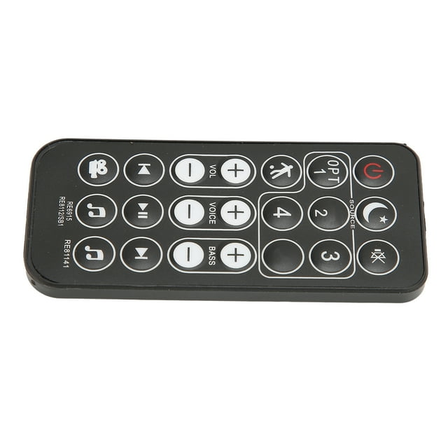 Reemplazo de control remoto para barra de sonido, RE6915 Sistema de barra de control remoto de repuesto Control remoto Barra de sonido Controlador remoto True Excellence