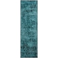 thumbnail image 2 of Addison Rugs Mayfield Washable Transitional Organic Teal Runner Rug, 2'3" x 7'6", 2 of 5