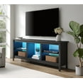 LED TV Stand for 75 inch TV, Entertainment Center with 5 Storage
