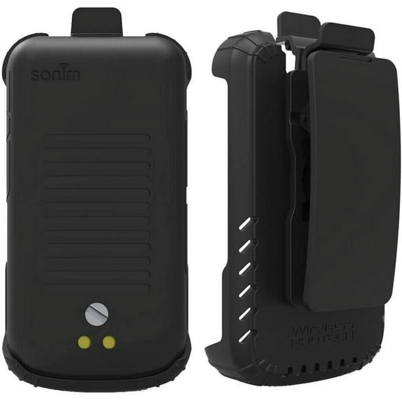 Wireless ProTech Case with Clip Compatible with Sonim XP3 Phone Model XP3800. Secure fit, Quick Release Latch and Heavy Duty Swivel Belt Clip Holster