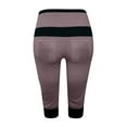 thumbnail image 4 of Yuyuzo Womens Capri Pants Plus Size Drawstring Stretch Athletic Color Block Sweatpants with Pockets, 4 of 4