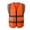 Orange, variant on Fluorescent Reflective Safety Vest, High Visibility Traffic Construction Workwear Sleeveless Reflective Jacket for Road Site Worker Security Guard Gold 2XL