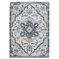 thumbnail image 2 of Luxee Designs Alexandria Collection 9x12 Area Rug, Medallion Rugs for Living Room, Bedroom, Kitchen, Office, Pet Friendly, Low Pile, High Traffic Area, Stain Resistance - Deep Blue, 2 of 10