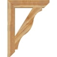 thumbnail image 3 of Ekena Millwork 6"W x 34"D x 46"H Funston Slat Rough Sawn Bracket, Western Red Cedar, 3 of 4