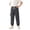 Gray, variant on LYHaoo Boys Joggers Pants Loose Fit School Pants Elastic Waist Drawstring for Kids School and Outdoor(Black)