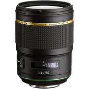 Pentax HD PENTAX-D FA 50mm F1.4 SDM AW Single-Focus Lens, Black
