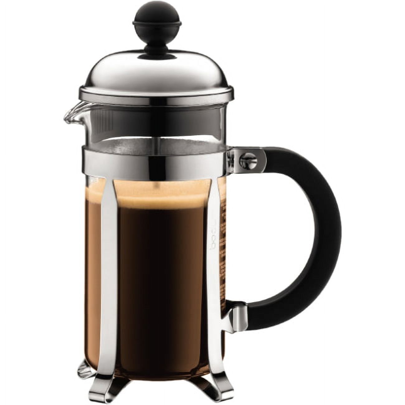 BODUM Chambord French Press Coffee Maker, 12 Ounce, Stainless Steel - image 3 of 7