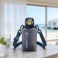 thumbnail image 3 of Plastic Cup With Lid 18 cm Tall Sports Water Bottle For Direct Drinking Fast Heat Dissipation Low Temperature Storage, 3 of 6