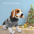 thumbnail image 2 of Bienvenido Lindo Perros Mascotas Ropa de Navidad Copos de Nieve Impreso Suéter de Punto para Perros Pequeños (Gris XS), 2 of 8