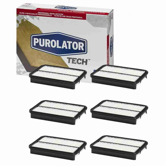 6 pc Purolator TECH TA24722 Air Filters for 042-1537 143-2011 143-2076 17801-02030 17801-15070 26273 33-2672 336 36273 46273 5466 61946273 6273 66273 73-463 88273 94273 94853522 94856888 A1347C