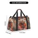 thumbnail image 3 of Balery Adorable Kitten In Kimono Bolsa de Gimnasio para Mujeres, Bolsa de Viaje con Bolsillo Húmedo, Bolsa de Fin de Semana para Mujeres, Bolsa de Viaje Resistente al Agua, 3 of 7
