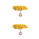 thumbnail image 3 of Billuyoard pequeño, mediano y grande, placa de identificación para cachorros, accesorios ligeros para gatos, artesanía exquisita, suministros Amarillo 2Conjunto, 3 of 6